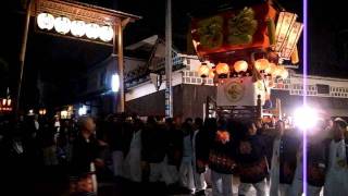 2011長尾神社秋季例大祭 鉾島千歳楽宮入