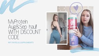 MyProtein Aug & Sep Haul - my supplements