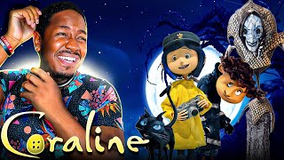 First Time Watching *CORALINE* HOW Is This A KIDS Movie?!