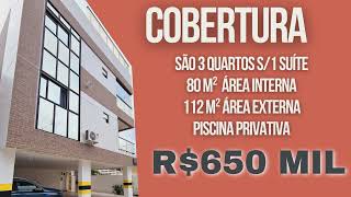 Cobertura à venda com 3 quartos na praia do Bessa - João Pessoa - Paraíba