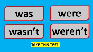 Verb to be: Was / Were / Wasn't / Weren't | Past Simple | Basic English Grammar | NS