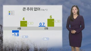 [날씨] 전국 맑고 추위 주춤…동해안 '건조특보' / 연합뉴스TV (YonhapnewsTV)