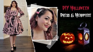 DIY Halloween Dress & Creepy Hair Accessories