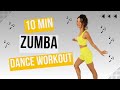 10 MIN ZUMBA DANCE WORKOUT - No Jumping Latin Dance Class - ZUMBA FITNESS