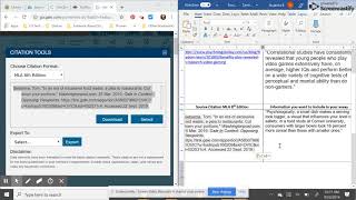 Research- Using Databases and Finding Citations