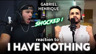 Gabriel Henrique Reaction I Have Nothing (Cover) SLAY!!!! | Dereck Reacts