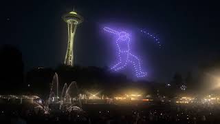 2023.07.09 MLB All-Star Drone Show at Space Needle #1