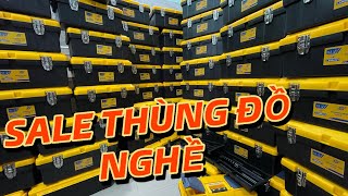 SALE thùng đựng đồ nghề lại về số lượng có hạn /Máy xây dựng Thái Bảo.