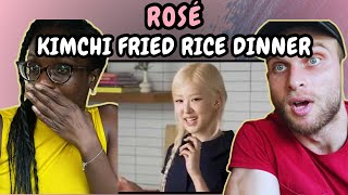 REACTION TO Rosé Cooks Kimchi Fried Rice Dinner | Now Serving | Vogue |  FIRST TIME WATCHING