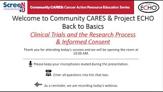 Clinical Trials - Rutgers Cancer Institute ECHO