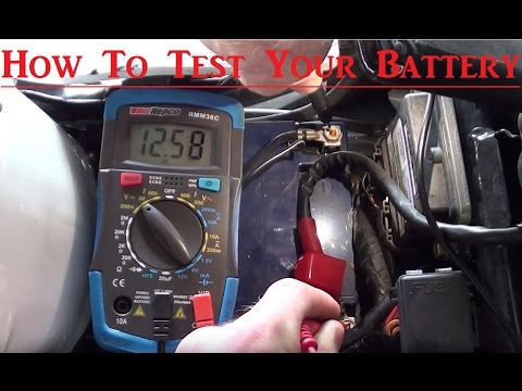 How To Test Your Motorbike Battery With A Multimeter (multimeter ...