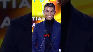 Cristiano Was Asked About His Retirement Plan At Globe Soccer Awards 🥺 ll #ronaldo #football #shorts