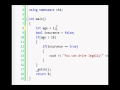 Visual C++ 2010 Tutorial 18 - Nesting If Statements
