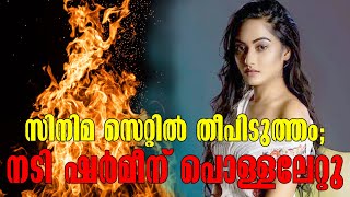 Entertainment News | സിനിമ സെറ്റിൽ തീപിടുത്തം; നടി ഷർമീന് പൊള്ളലേറ്റു- Fire Accident In Shooting Set