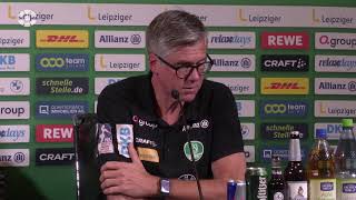 PK nach dem Spiel: SC DHfK Leipzig vs. SG Flensburg-Handewitt