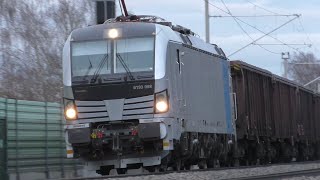 Railpool Electric Locomotive with freight train