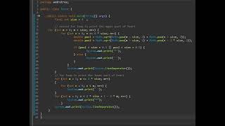 heart program in java #shorts #javaprogrammingtutorial #javaprogramminglanguage