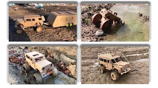 Top 4 RC SUVs OFF Road -  Toyota FJ Cruiser, Land Rover defender, Jeep Wrangler and Ford F100