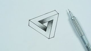 تعلم رسم خدع بصرية ثلاثية الابعاد | 1 | Drawing 3d Optical Illusions