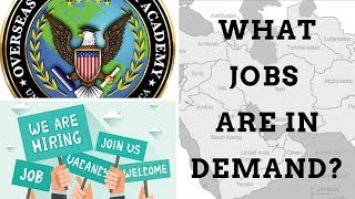 What overseas jobs are in demand?