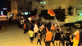 Bahrain | مسييرة جمعة مناصرة المطلوبين واديان 4يناير2013