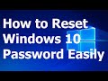 How to reset windows 10 password without losing data