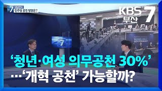 [대담한K] ‘청년·여성 의무공천 30%’…‘개혁 공천’ 가능할까? / KBS  2022.04.12.