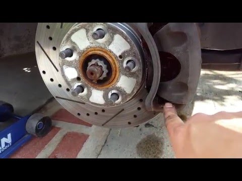 97-01 Toyota Camry brake pad change. 97-01 Toyota Camry brake pad change.