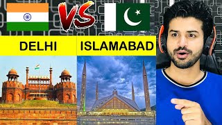 Pakistani React On Islamabad vs Delhi | which is the most beautiful Capital City | Reaction Vlogger