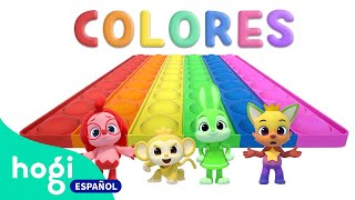 [15MIN] ¡Juguemos con el Pop it Colorido! | Colores para niños de 2 a 3 años |+MIX | Hogi en español