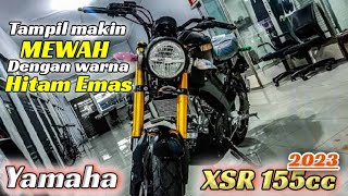 MAKIN MEWAH!|Warna baru yamaha All New XSR 2023 warna METALLIC BLACK ELEGANCE 😱😱😱