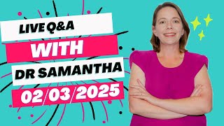 Live Pregnancy Q\u0026A | Dr. Samantha Answers Your Live Questions and Questions from Comments! 01/27/25