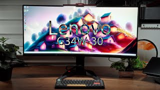 Lenovo G34W-30 Ultrawide Gaming Monitor Review: Happy Price, Happy Game!