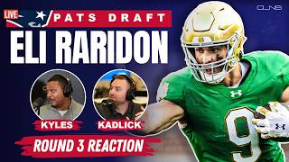 Patriots select TE Eli Raridon with the 95th Pick | CLNS Draft Central