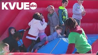 Community enjoys 'snow' in Round Rock