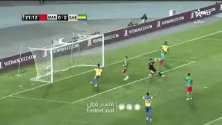 المغرب  0 × 1 الجابون | هدف بوبيندزا د 22 \