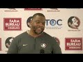 terrance knighton introductory press conference fsu football defensive line coach warchant tv