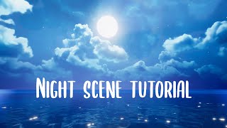 EASY Night scene SET-UP tutorial - STYLIZED in Unreal Engine 5