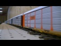 Very Long HO scale intermodal train