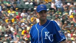 KC@OAK: Young allows one earned run in six innings