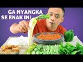 MUKBANG FULL LALAPAN MENTAH SAMBEL TERASI DAN IKAN ASIN