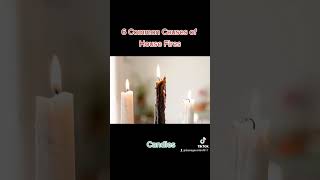 6 Common Causes of House Fires 🔥 #housefire #commoncauses #home #fire #smoking #housesburning