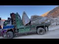 incredible works top2 videos rock crusher machine of marbile s making process stonecrusher