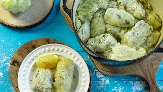 Vegan Greek Cabbage Rolls:  The Perfect Comfort Food