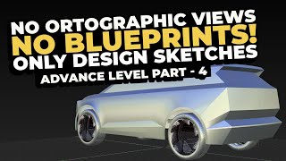 Alias 3D Modeling Advance Level Part 4: Rear overhang and rear wheelarch connection