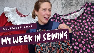 Week in Sewing December | Sewing, Christmas fun and a Patina blouse hack!