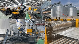 silo wall production line | Silo Corrugated panel machine | Silo equipment