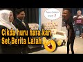 Cikda huru hara kan Set Berita Latah | behind the scene berita Latah | Suke TV | ieda Moin World