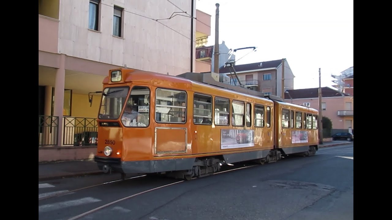 I Tram Di Torino #10 - Motrici 2800 - Capolinea Brissogne - YouTube