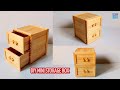 DIY WOODEN STORAGE WITH DRAWER BOX | CARA MEMBUAT LACI KECIL DARI STIK ES KRIM | ACCESORIES BOX